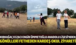 Kırkağaç'ta uçurtmalar kardeşlik için yükseldi!
