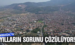 Kırkağaç’ta çevre ve ulaşımı rahatlatan çalışma!