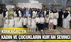 Kırkağaç’ta kadınlar ve çocuklar Kur’an eğitimini tamamladı