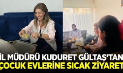 Kuduret Gültaş'tan çocuk evlerine ziyaret