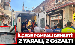 Kula’da Kahvehane Önünde Pompalı Dehşeti! Saldırı Anı Kamerada
