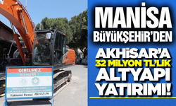 Manisa Büyükşehir’den Akhisar’a Altyapı Yatırımı