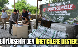 Manisa Büyükşehir'den çilek üreticisine destek!