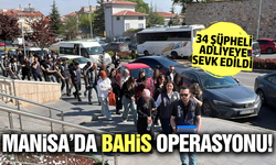 Manisa dahil 27 ilde yasa dışı bahis operasyonu!