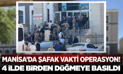 Manisa Dahil 4 İlde Dev Operasyon: Onlarca Gözaltı!