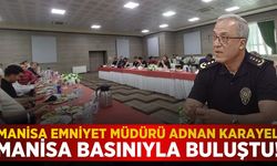 Manisa Emniyet Müdürü Adnan Karayel, Manisa Basınıyla tanışma yemeğinde buluştu