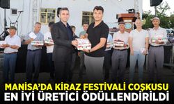Kaymakam Yıldız Manisa'da kiraz festivaline katıldı