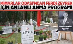 Mimarlar Odası’ndan Ferdi Zeyrek için anma: “Manisa’nın belleğinde silinmez izler bıraktı”