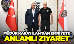 Manisa Tarım ve Orman İl Müdürü Karayılan’dan, Emniyet Müdürü Karayel’e "Hayırlı Olsun" Ziyareti