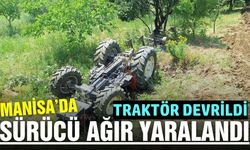 Manisa'da traktör kazası: 1 ağır yaralı