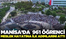 Manisa'da yüzlerce genç mühendis mezun oldu!