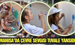Manisa'da çevre için çizdiler, geleceğe mesaj verdiler
