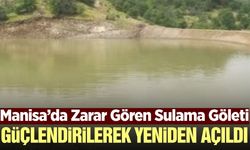 Manisa'da çiftçiye can suyu! Gölet yeniden hizmete açıldı