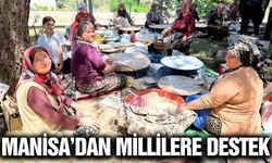 Manisa'da huzurevi sakinlerinden A Milli Takım'a destek