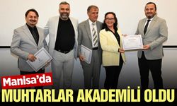 Manisa'da muhtarlar belgelerine kavuştu