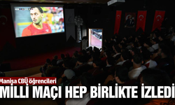 Manisa'da öğrenciler Dünya kupası heyecanını birlikte yaşadı