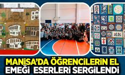 Manisa'da öğrencilerin 860 eseri sanatseverlerle buluştu