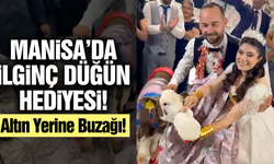 Manisa'da sıra dışı takı merasimi!