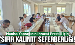 Manisa'da "Temiz Salamura Yaprak İhracatı" için sektörle güç birliği