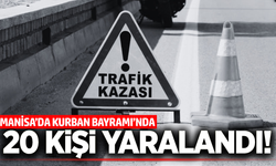 Manisa'da trafik kazalarında 20 kişi yaralandı