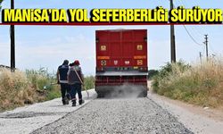 Manisa'da üreticilerin beklediği yol çalışması tamamlandı