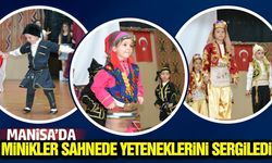 Manisa'da miniklerden yıl sonu gösterisine renkli damga