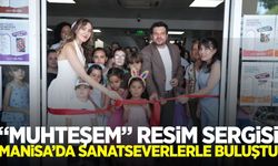 Manisa'da miniklerin eserleri sergilendi