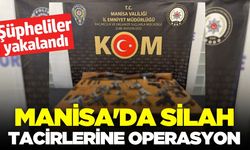 Manisa'da silah tacirlerine darbe: 3 kişi yakalandı