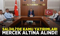 Salihli'de Haziran ayı İlçe Yatırım İzleme Toplantısı