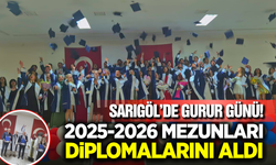Sarıgöl Meslek Yüksekokulu’nda Coşkulu Mezuniyet Töreni