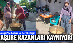 Sarıgöl'de aşure kazanları bolluk ve bereket için kaynıyor!