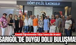 Sarıgöl'ün eğitim çınarları yıllar sonra buluştu!