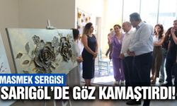 Sarıgöl'de MASMEK yıl sonu sergisine yoğun ilgi