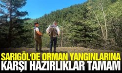 Sarıgöl'de orman yangınlarına karşı sıkı denetim