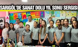 Sarıgöl’de genç ressamların eserleri beğeni topladı