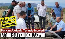 Sarıgöl'deki tarihi su kaynağı yeniden aktif hale getirildi!