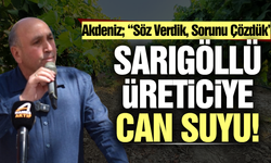 Sarıgöl'ün o mahallesinde tarımsal sulama sorunu çözüme kavuştu!