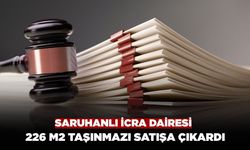 Saruhanlı İcra Dairesi 226 m2 Taşınmazı Satışa Çıkardı
