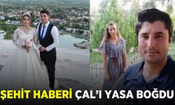 Denizli'de şehit evi Türk bayrakları ile donatıldı