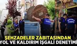 Şehzadeler zabıtasından denetim