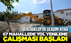 Şehzadeler’de Yol Seferberliği: 20 Bin Metrekare Kilit Parke Taşı Döşenecek