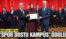 MCBÜ "Spor Dostu Kampüs" ödülünün sahibi oldu