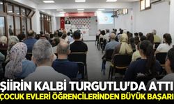 Turgutlu’da çocuk evleri öğrencilerinden şiir yarışmasında başarı