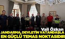 İl Jandarma Komutanı Tuğgeneral Şen'den Vali Özkan'a ziyaret
