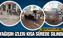 Şehzadeler Belediyesi'nden yağış sonrası hızlı müdahale