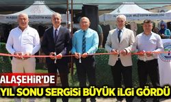 Alaşehir’de kursiyerlerin eserleri sergilendi