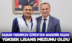 Yunusemre Belediye Başkan Yardımcısı Seyit Ali Özmen Yüksek Lisansını Tamamladı