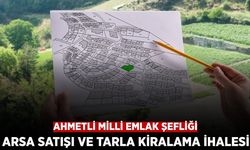 Ahmetli Milli Emlak'tan Arsa Satışı ve Tarla Kiralama İhalesi