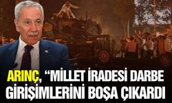 Bülent Arınç: "Türkiye'nin seyrini değiştirmeyi başaramadılar"