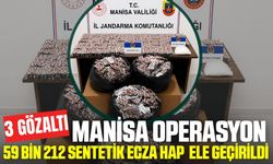 Manisa'da otoyoldaki operasyonda uyuşturucu ele geçirildi